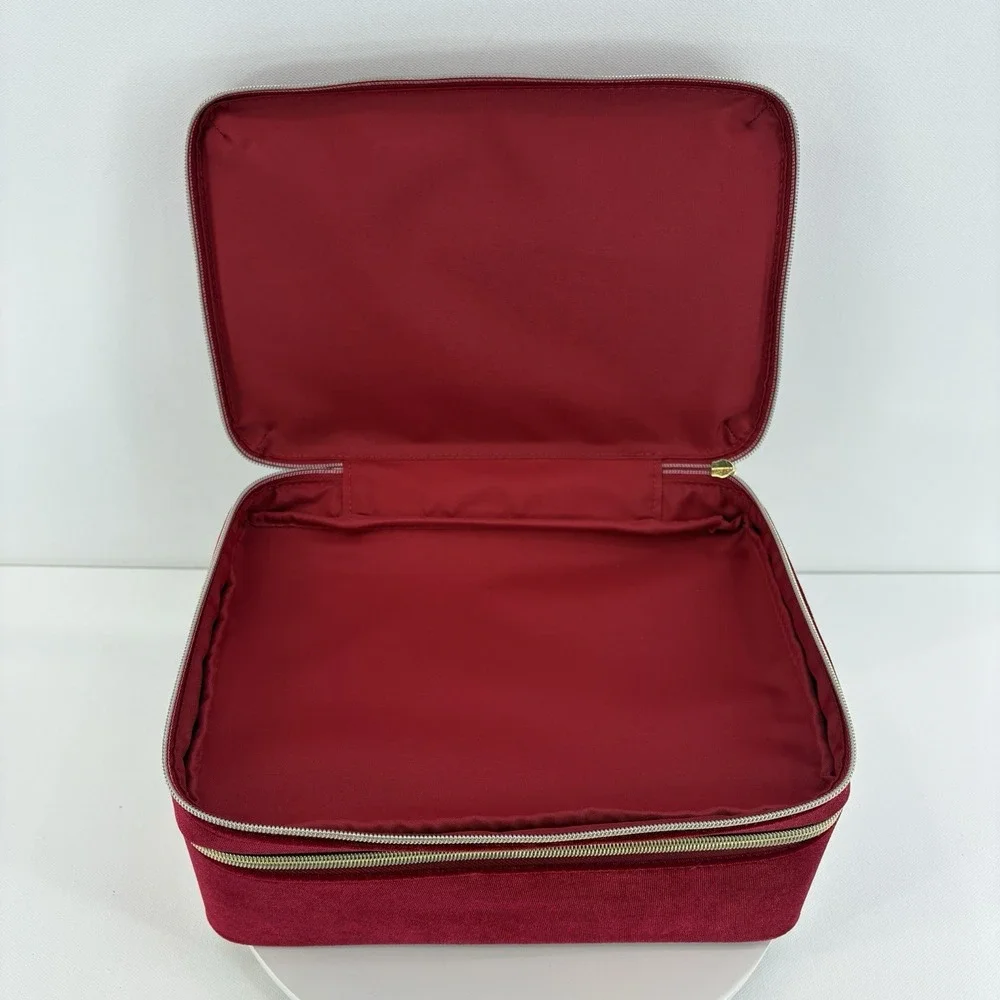 2024 Estee Lauder Red Velvet Limited Ed Holiday Beauty‎ Box CASE ONLY Bow Handle